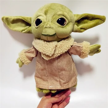 Disney Star Wars Mandalorian Kūdikių Yoda Pliušiniai Žaislai Turto Vaikas Animacinių Filmų Pliušinis Lėlės