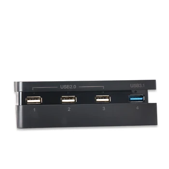 DOBE CENTRU PS4 slim Super Greitis USB 3.0 4 In 1 USB 3.0 ir 3 USB 2.0 USB Skirstytuvo Hub Adapteris, Skirtas 