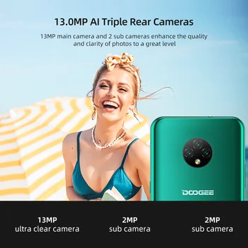 DOOGEE X95 Pro Gel A20 4GB RAM+32GB ROM 13MP Triple Kamera 4350mAh 6.52