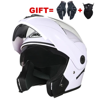 DOT Apversti Aukštyn Motociklo šalmas Tourbike šalmas Modulinis šalmas, dvigubas skydelis sistema, pilnas veido šalmas casco casque moto capacete vairą