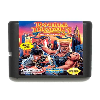 Double Dragon 3 Arcade Žaidimas, 16 bitų MD Žaidimo Kortelės Sega Mega Drive Genesis