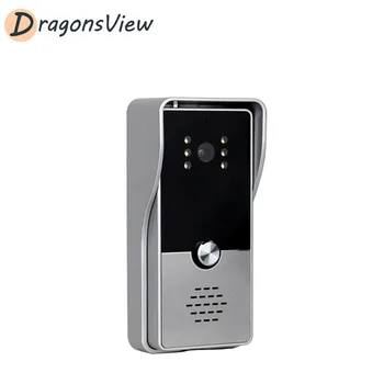 Dragonsview Vaizdo Domofonas su Užraktas 7 colių Monitorius, 1000TVL Doorbell Kamera Vaizdo Duris Telefono įvedimo Sistema Paramos Atrakinti 3A Uždaryti