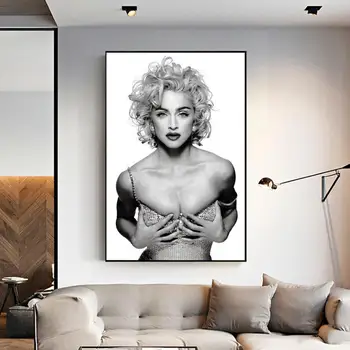Drobė Plakatas Šiuolaikinės Madonna Ciccone Namų Dekoro Spausdinti Aktorius Sienų Tapybos Kūrinys Garsus Dainininkas Modulinės Nuotrauka Už Kambarį