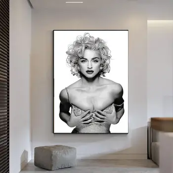 Drobė Plakatas Šiuolaikinės Madonna Ciccone Namų Dekoro Spausdinti Aktorius Sienų Tapybos Kūrinys Garsus Dainininkas Modulinės Nuotrauka Už Kambarį