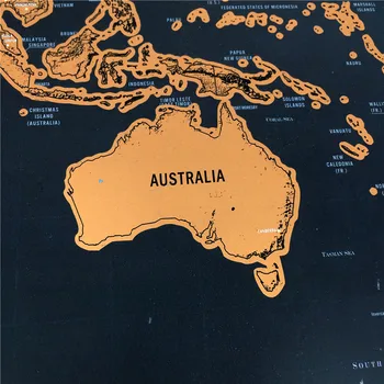 Drop laivyba aukštos kokybės sctarch off Deluxe Žemėlapis Asmeninį Pasaulio žemėlapyje Mini keliauti namo apdaila plakatas