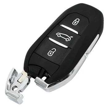 DS Smart Keyless Go distancinio Mygtuką 3 Mygtukai 433MHz PCF7945 46 Mikroschemą Peugeot 308 508 dėl Citroen C4, DS4 DS5 Avarinio iškvietimo Mygtukas HU83