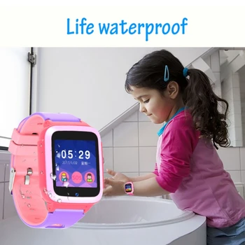 DS71 Vaikų Smart Žiūrėti Vandeniui Jutiklinis Ekranas Vaikams Žiūrėti