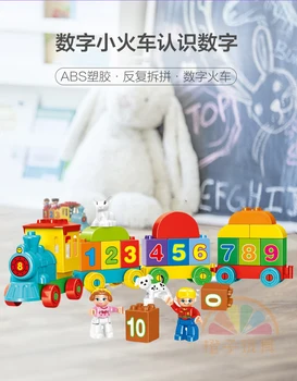 Duploes Mano Pirmoji Skaičių, Mokyti Mokytis ir Skaičiavimo Traukinio Rinkinį Kūrimo rinkinys, Žaislai Vaikams