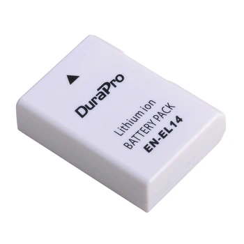 DuraPro LT-EL14a EN-EL14 EL14 Baterija + LCD USB Kroviklis skirtas Nikon D5600,D5500,D5300,D5200,D5100,D3200,D3300,P7800,P7700,P7100