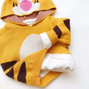 Džemperis berniukams megztiniai kūdikiams boyclothes pūsti cardigan megztinis rudenį merginos traukti per mergytę cardigan vaikai cardigan