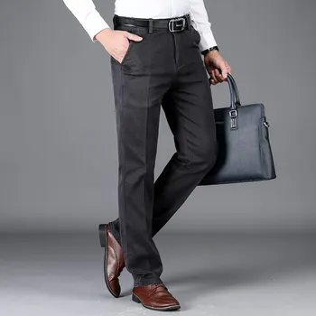 Džinsai Vyrų Vyrų Jean Homme Mens vyriškos Klasikinės Mados Džinsinio audinio Kelnės Dviratininkas Luxe Ziajać Slim Fit Baggy Tiesios Kelnės Dizaineris