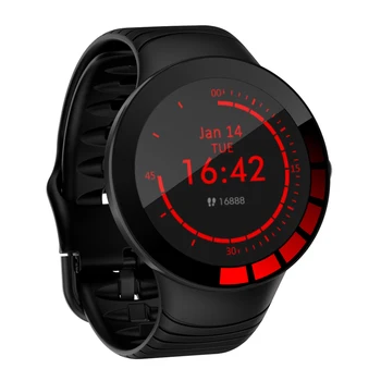 E3 Smart Watch Vyrų IP68 Vandeniui Visiškai Jutiklinis Ekranas Silikono Dirželis Relogio SmartWatch 