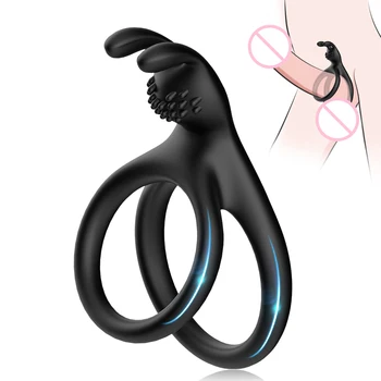Elastinga nedelsiant žiedas, vibruojantis gaidys, stiprų klitorio stimuliacija, ankstyvos ejakuliacija fiksavimo vibratorius suaugusiųjų sekso žaislas