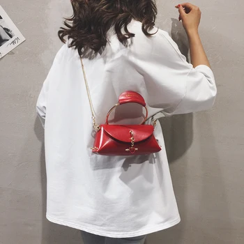 Elegantiška Moteriška Mini Nešti maišą 2020 metų Vasaros Naujus Kokybės Odos Moterų Dizaineris Rankinės Grandinės Petį Krepšys Bolsos Mujer