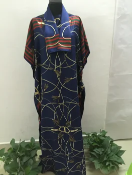 Elegantiškas Europos spausdinti Medvilnės Vasaros Kaftan Maxi suknelė Dashiki Dubajaus Musulmonų moterys abaja Skraiste rungtynės šalikas