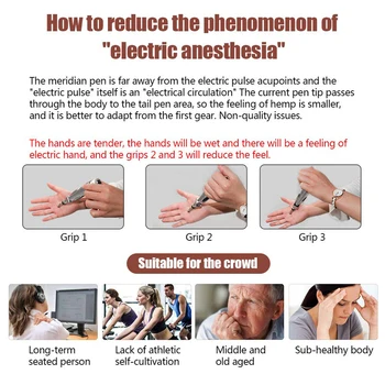 Elektroninių Akupunktūra Pen Elektros Dienovidinių Lazerio Terapija Gydo Masažas Pen Dienovidinio Energijos Pen Paramos Skausmas Įrankiai