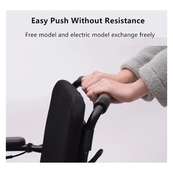 Elektros aliuminio lydinio lankstymo lengvi nešiojamieji vyresnio amžiaus žmonių vyresnio amžiaus, vežimėlis neįgaliesiems keturis Galios vežimėlio