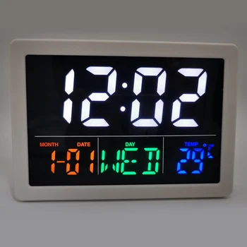 Elektros Lentelė LED Skaitmeninis Laikrodis-Žadintuvas USB/Baterijos Naktiniai Laikrodis 8 Tonų Office Studijų Dekoro Dovana Draugams