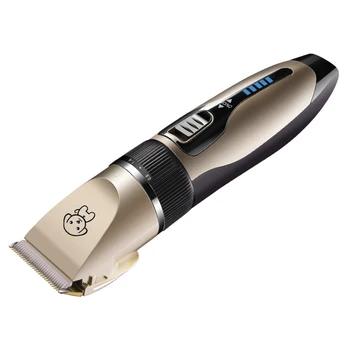 Elektros Šunų Plaukų Žoliapjovės USB Įkrovimą, naminių Gyvūnėlių Plaukai Clipper Groomer USB Įkrovimo Mažai triukšmo Augintiniai Plaukų Žoliapjovės Ekranas Baterija