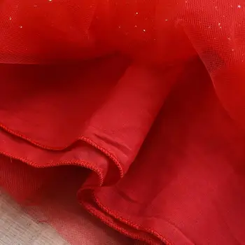 Elnias Raudona Kalėdų Kūdikių Mergaičių Dress 8 Metų Medvilnės Ilgomis Rankovėmis Pavasario Žiemos Mergaitės, Dizainerių Drabužiai