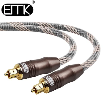 EMK Optinis Audio Kabelis Skaitmeninis Toslink Kabelis Toslink Vyrų Vyrų SPDIF Laidas 1m 2m 3m 5m 10m, 15m