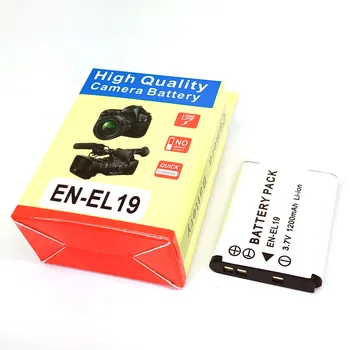 EN-EL19 ENEL19 LT EL19 Fotoaparato Baterija Nikon Coolpix S32 S33 S100 S2500 S2750 S3100 S3200 S3300 S3400 S3500 S4100 S4150 S4200
