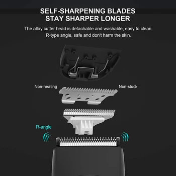 ENCHEN Sharp3S Vyrų Elektriniai Plaukų Clipper USB Įkrovimo Profesionalios Plaukų Žirklės, Plaukų Cutter Vyrų Suaugusiųjų Skustuvas