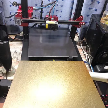 ENERGINGAS 3d spausdintuvas 350x350mm vienpusį tekstūra pei milteliniu pavasario plieno lakštai šilumos lova su bazės Didžiulis Didelis židinys