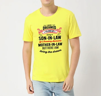 Envmenst Vyrų Marškinėliai aš Niekada Svajojo Būdamas Sūnus Įstatymo Freaking Motinos Teisės Unisex vyriški Marškinėliai Harajuku bts Viršūnes XXXL