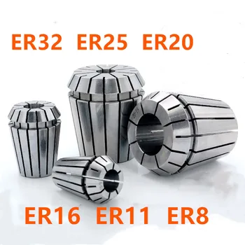 ER32 ER25 ER20 ER16 ER11 ER8 ER pavasario collet chuck Tikslumas 0.008 mm CNC frezavimo įrankio laikiklis Graviravimo staklės ašinis variklis