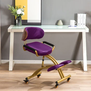 Ergonomiško Dizaino Nuleidimo Kėdė Medienos Šiuolaikiniai Biuro Baldai, Kompiuterio Kėdė, Ergonomiškas Laikysena Kelio Kėdės Vaikams