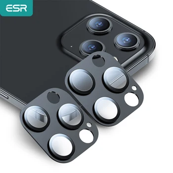 ESR 2VNT Kamera Screen Protector, iPhone 12 Pro Max HD skaidraus Stiklo iPhone 12 Pro Len Plėveles iPhone 12 Fotoaparato Raštas