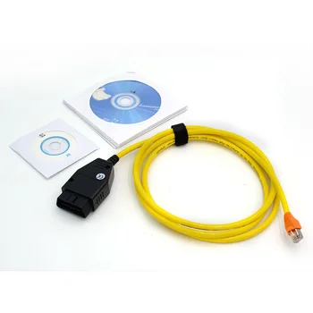 ESYS Duomenų Kabelis BMW ENET Ethernet OBD2 OBD Sąsaja E-SYS ICOM Kodų F-serie Diagnostikos Kabelis, Automobilinis Auto Diagnostikos Įrankis