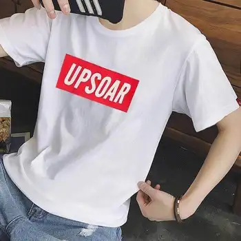 Europos ir Amerikos gatvės hip-hop ' o T-marškiniai, sportiniai marškinėliai spausdinami trumpas rankovės
