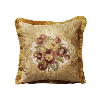 Europos stiliaus Aksomo Siuvinėjimo Pagalvėlė Padengti Gėlių Užvalkalas Kutas Pagalvę Padengti Namų dekoro Sofa-lova, Kėdė, Lova Mesti Pagalvės
