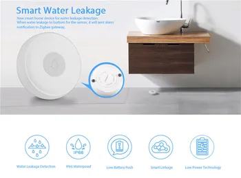 Ewelink Zigbee Smart Home Vandens Nuotėkio Jutiklis Belaidis Potvynis Jutiklis, Vandens Nuotėkio Aptikimo, Įspėjimo Vandens Lygio Perpildymo Signalo