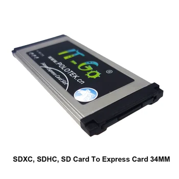 Express Card 34 SDXC SDHC, SD Kortelės Adapteris Nešiojamas Suderinama Su 