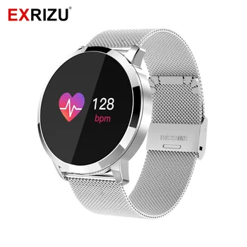 EXRIZU Q8 Sporto Fitneso Nešiojami Įtaisai Spalvotas Jutiklinis Ekranas Smartwatch 