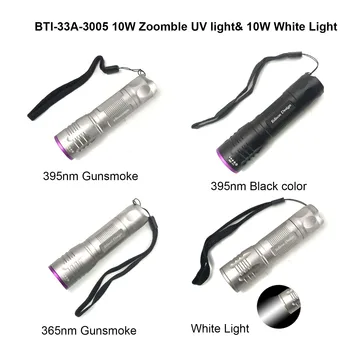 F Aventik 10W Super Šviesus Zoomble UV & UV Žibintuvėlis Detektorius Kačių/Šunų Šlapimo, Naminių gyvūnų Dėmes Ir Fluorescencinės Agentų