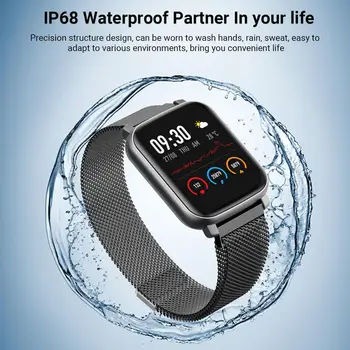 F1 IP68 smart žiūrėti 2020 Sporto smartwatch vyrų, Moterų Fitneso moterų žiūrėti vandeniui multi-sporto smart laikrodžiai