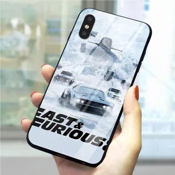 Fast & Furious ir Paul Walker Grūdintas Stiklas Telefono dėklas Skirtas iPhone 6S Padengti 5 5S SE 6 7 8/6 6S 7 8 Plus X XS XR Xs Max