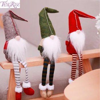 FengRise Ilgas Atkarpas, Elf Lėlės Kalėdų Dekoracijas Namų Puošybos Kalėdų Dovana Kalėdų Naujųjų Metų Namų Dekoro Noel Navidad 