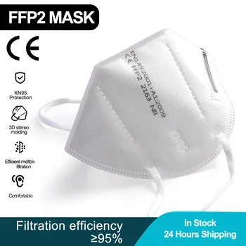 FFP2 Kaukės KN95 Veido Saugos Kaukė KD2.5 Vienkartinių Anti Rūko Masque 5 Sluoksnių Kvėpavimo Kaukė Daugkartinio naudojimo Mascarillas ffp2 Reutilizable