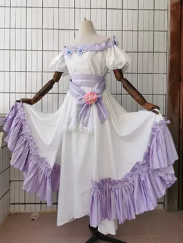 Final Fantasy XIV FF14 Pavasario Dress Miqo'te Cosplay Kostiumai, Apranga 4 spalva galima pasirinkti