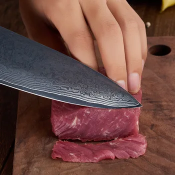 FINDKING 2017 Naujas G10 rankena damasko peilis 8 colių, Profesionalus virėjas peilis 67 sluoksnių Japonijos damaske VG10 plieno virtuvės peiliai