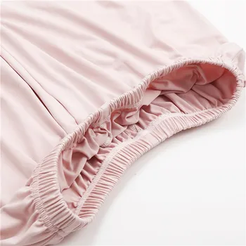 FINETOO Rudenį Moterų Pižama Rinkiniai, Rausvos spalvos, O-Kaklo Homewear Didelio Dydžio Mergaičių Sleepwear Moterų Pijamas Tiktų Namų Drabužių Pyjama Femme