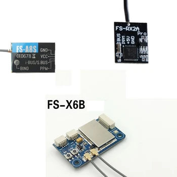 FlySky 2.4 GHz FS-A8S FS-X6B RX2A Mini RX Už FS-i6 i6X i6S i10 TH9A siųstuvas RC nuotolinio Valdymo dalys