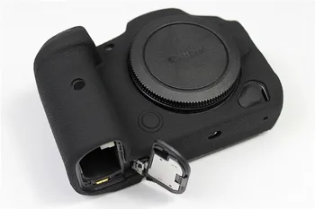 Fotoaparato krepšys Apsaugos Įstaiga Padengti Vaizdo Krepšys Oda Pusę Kūno Apačioje Atveju Minkšto Silikono Apsaugos Atveju Canon EOS R5 R6