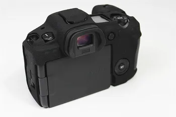 Fotoaparato krepšys Apsaugos Įstaiga Padengti Vaizdo Krepšys Oda Pusę Kūno Apačioje Atveju Minkšto Silikono Apsaugos Atveju Canon EOS R5 R6