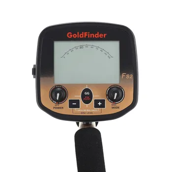 FS2 LCD Ekranas Metalo Detektoriaus Požeminė Aukso Skaitytuvas Treasure Hunter Pinpointer du paieškos ritės neprivaloma